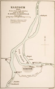Kartoum, Soedan, 1884, uit 